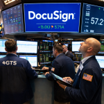 DocuSign stock price at risk of a crash after earnings on March 17