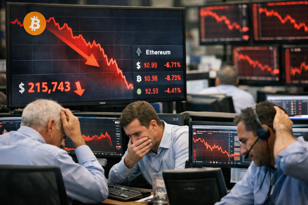 Crypto market crash today: Here’s why altcoins and BTC are going down